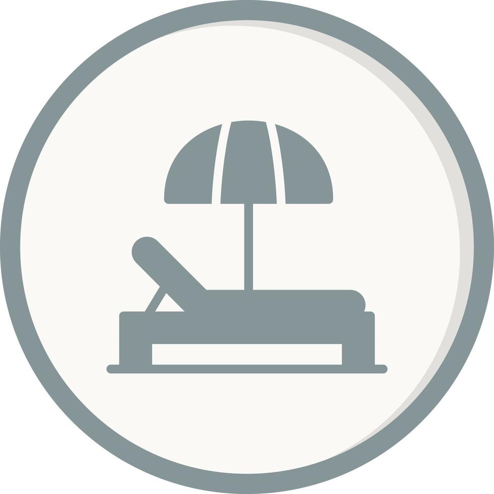 Sunbed Vector Icon