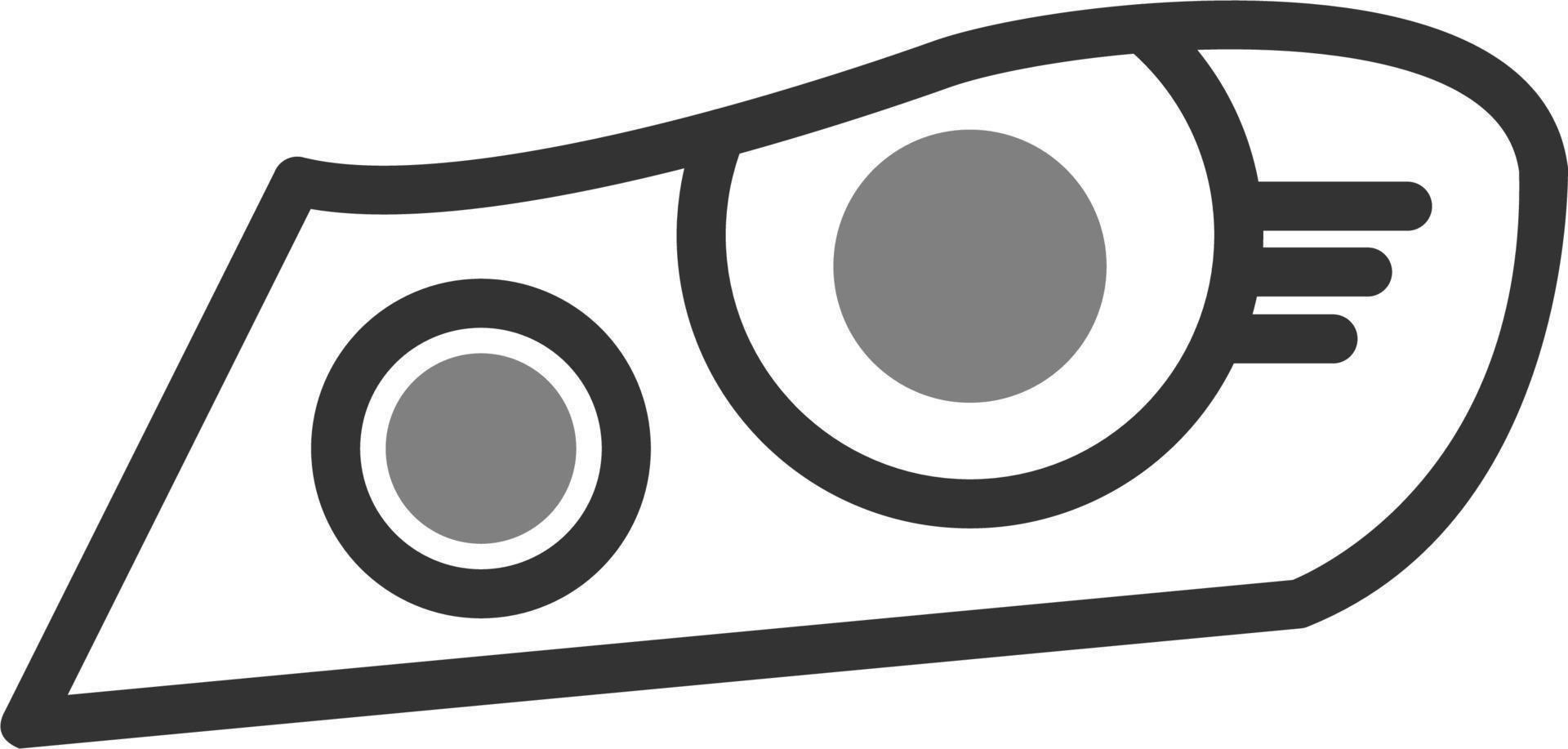 Headlight Vector Icon