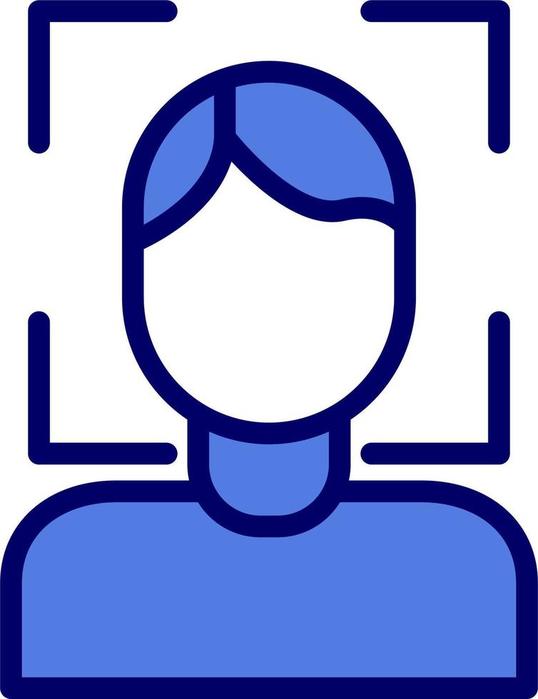 Face Scanner Vector Icon