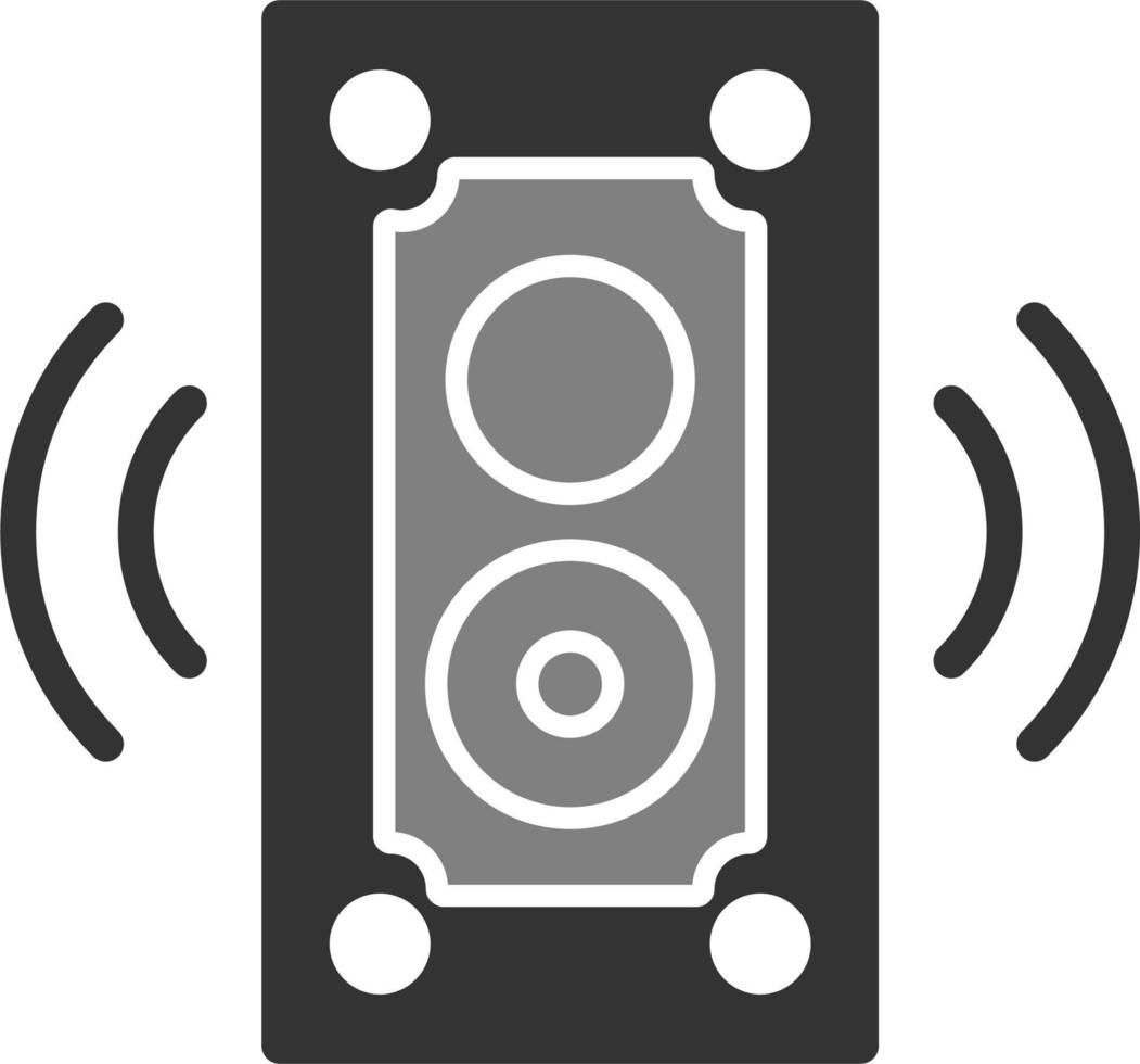 icono de vector de altavoz