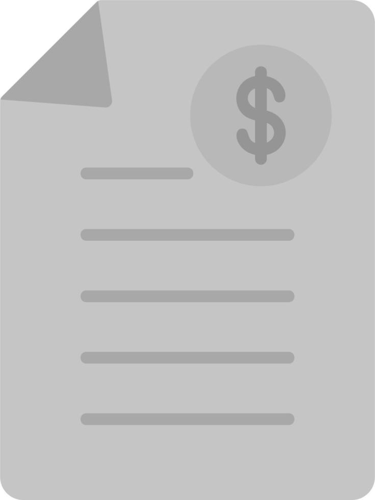 Shopping Invoice Vector Icon
