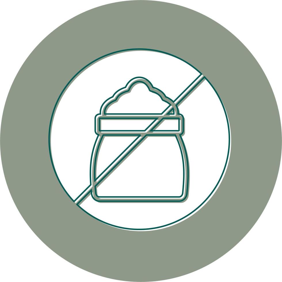 No Sugar Vector Icon
