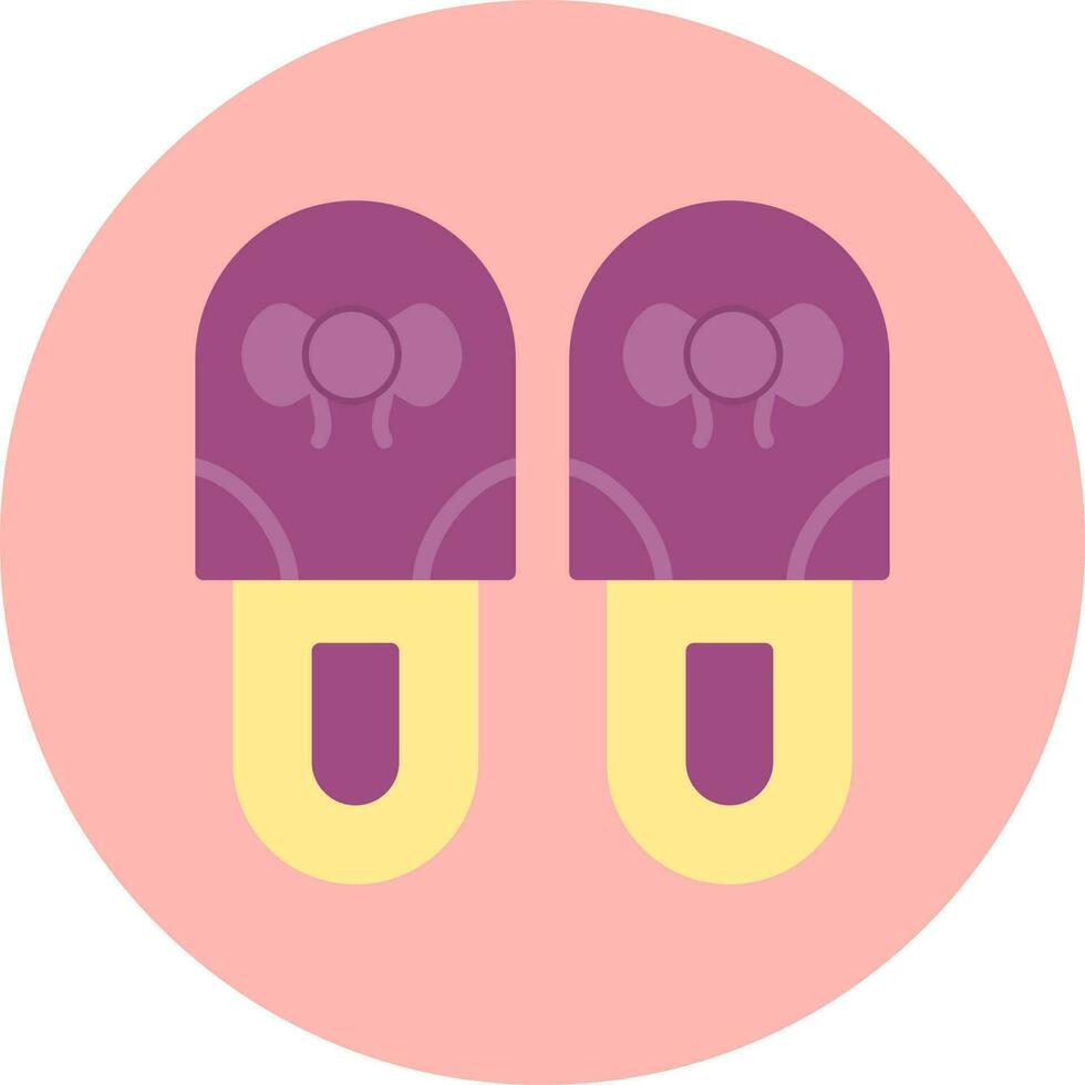 icono de vector de zapatillas