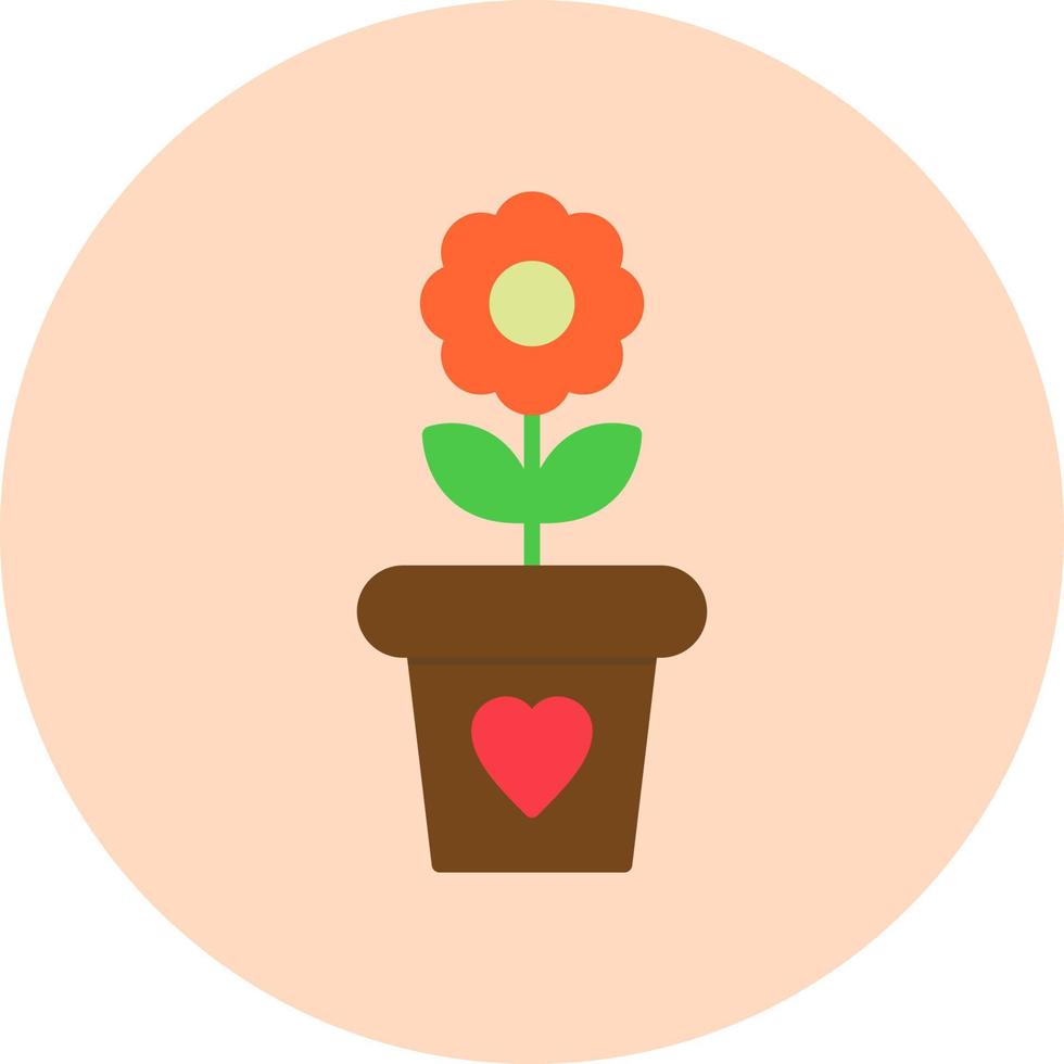 Flower Pot Vector Icon