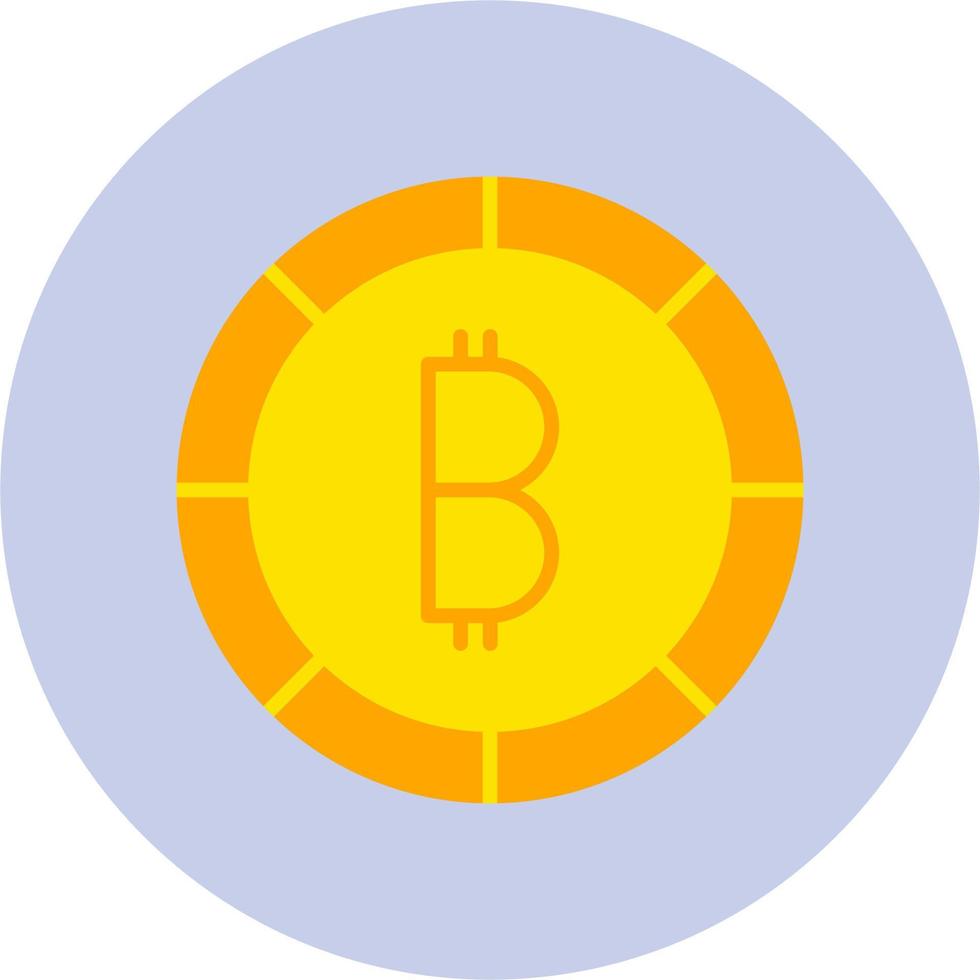 icono de vector de bitcoin