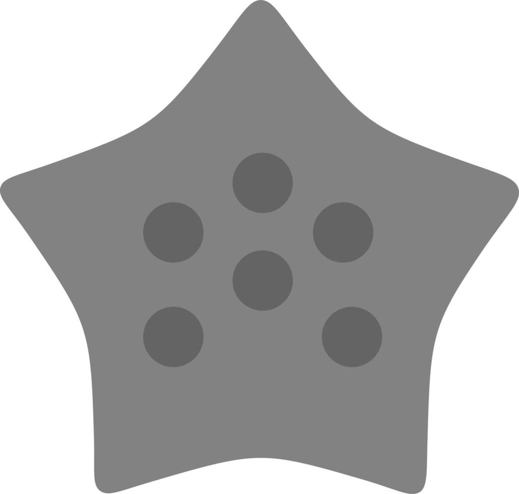 icono de vector de estrella de mar