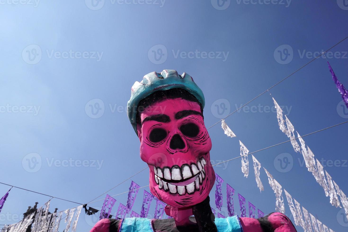 ciudad de méxico, méxico - 5 de noviembre de 2017 - celebración del día de muertos foto