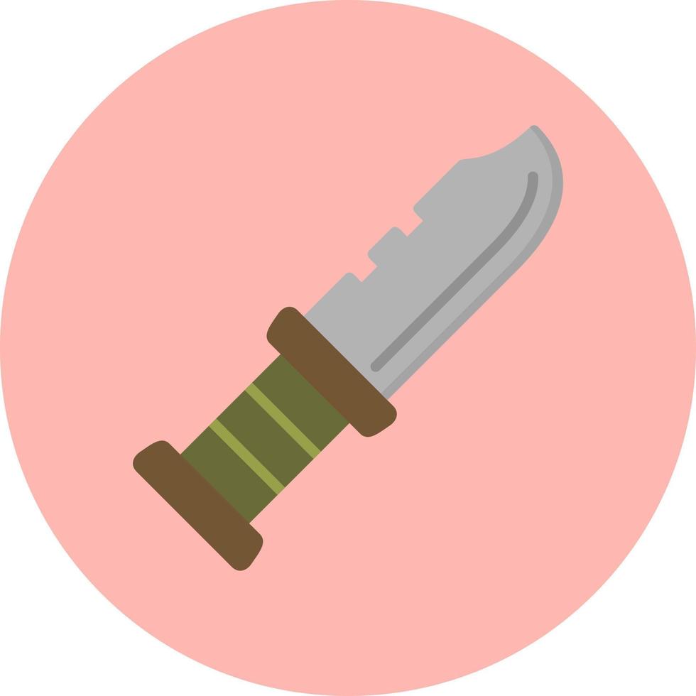 Military Knife Vector Icon