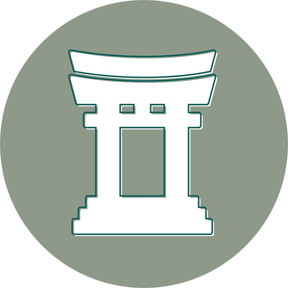 Torii Gate Vector Icon