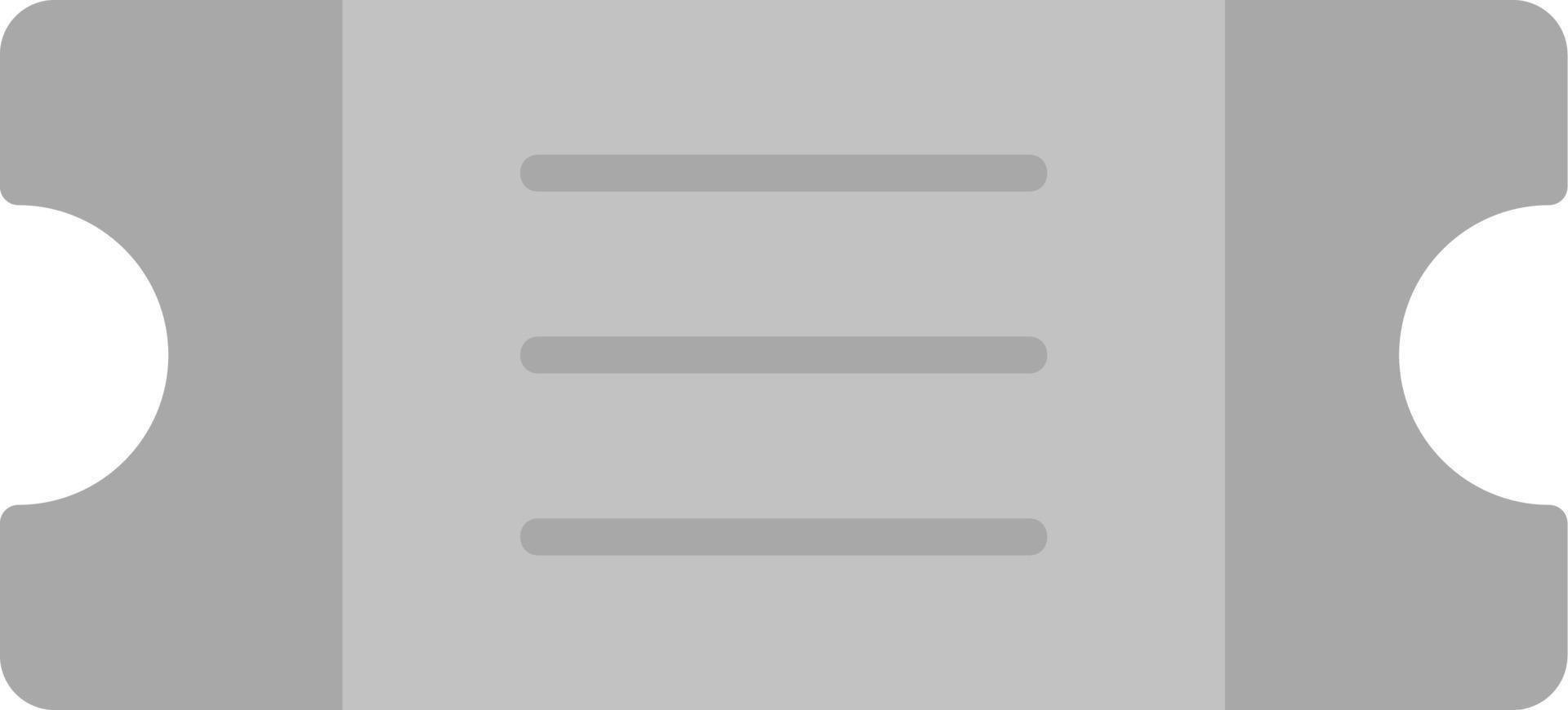 Ticket Vector Icon