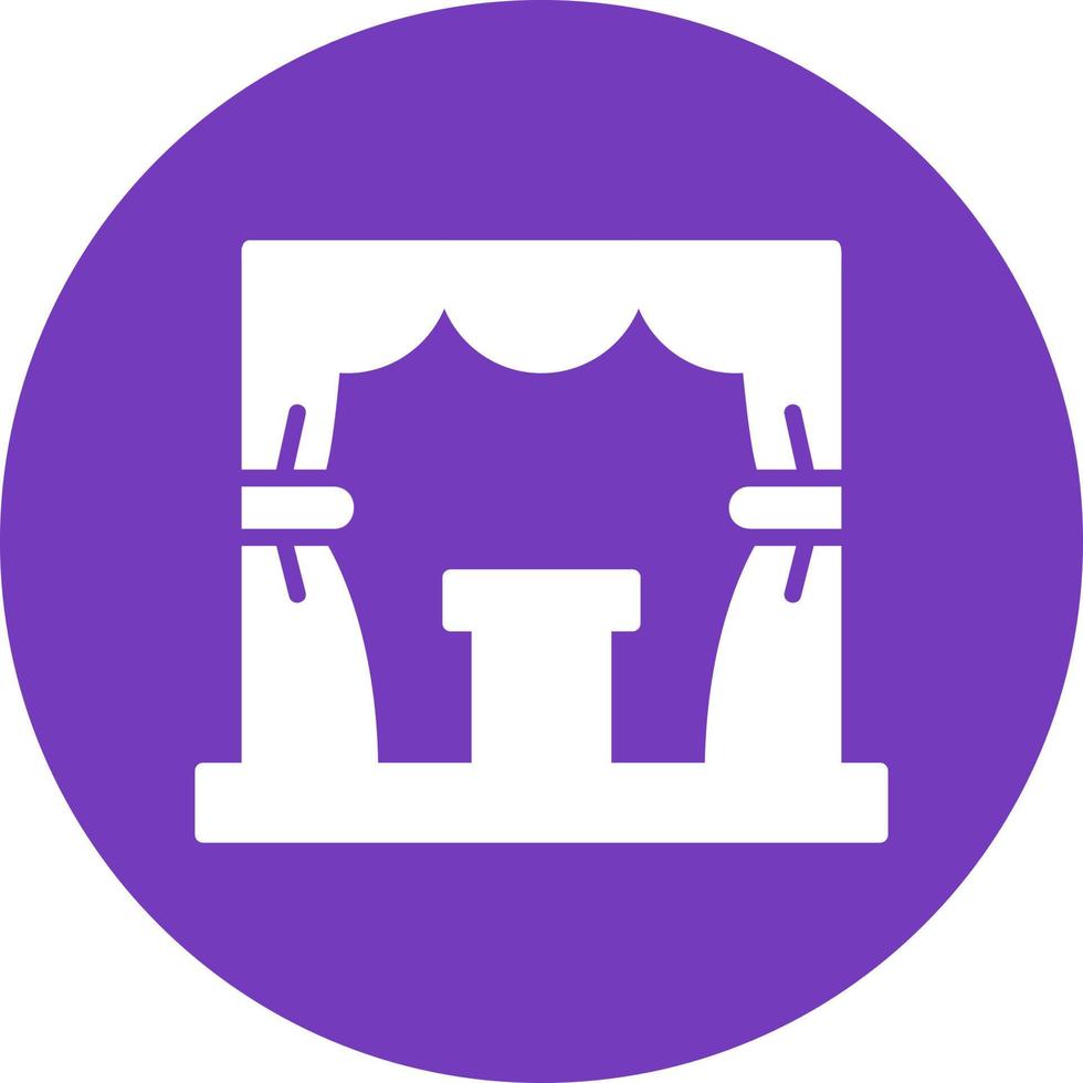 Stage Vector Icon