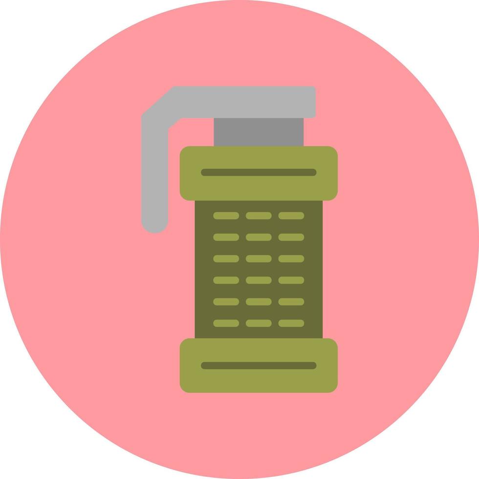 Smoke Grenade Vector Icon