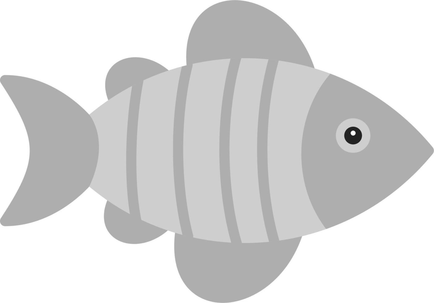 icono de vector de pescado