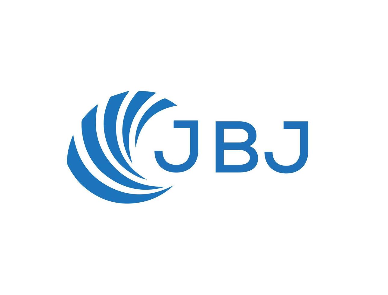 jbj resumen negocio crecimiento logo diseño en blanco antecedentes. jbj creativo iniciales letra logo concepto. vector