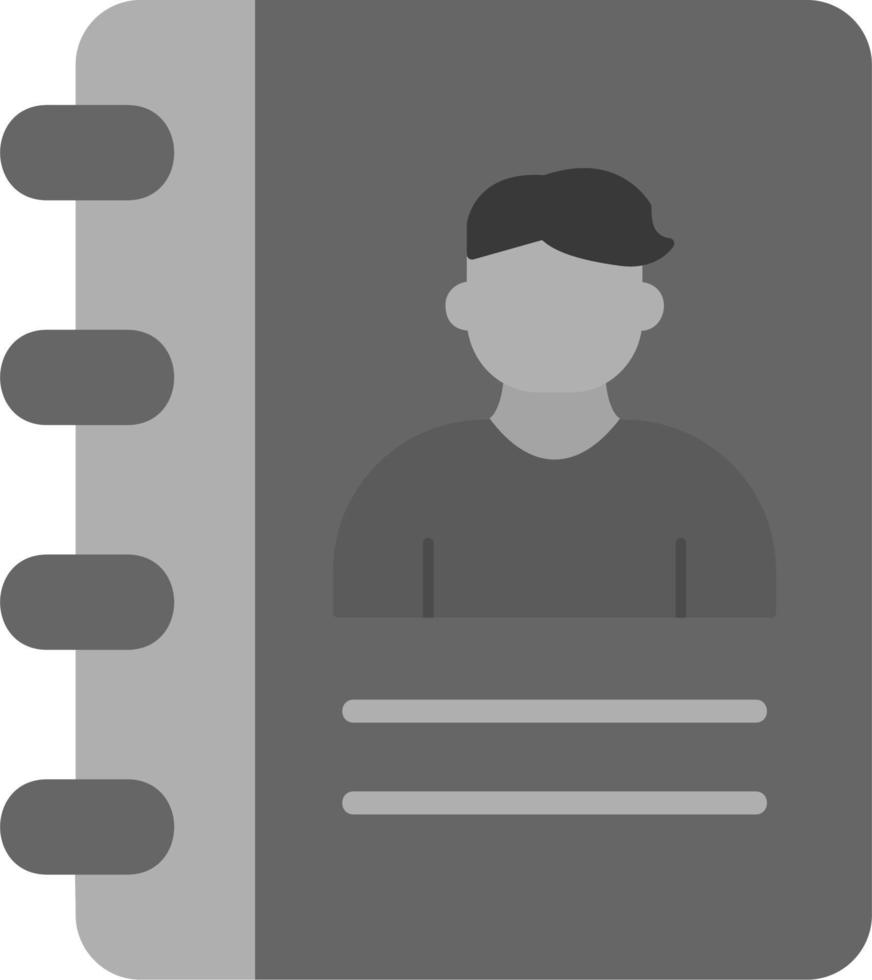Contact Book Vector Icon
