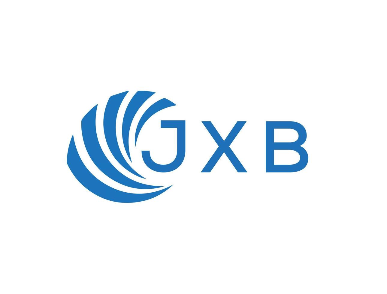 jxb resumen negocio crecimiento logo diseño en blanco antecedentes. jxb creativo iniciales letra logo concepto. vector