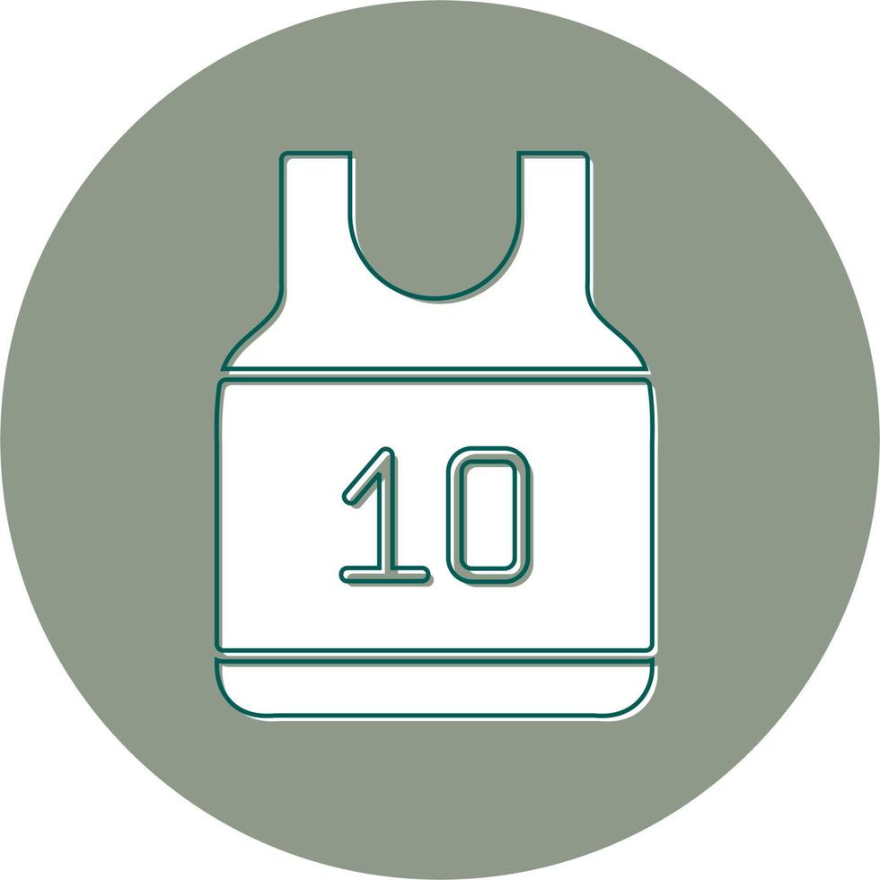 Basketball Jersey Vector Icon