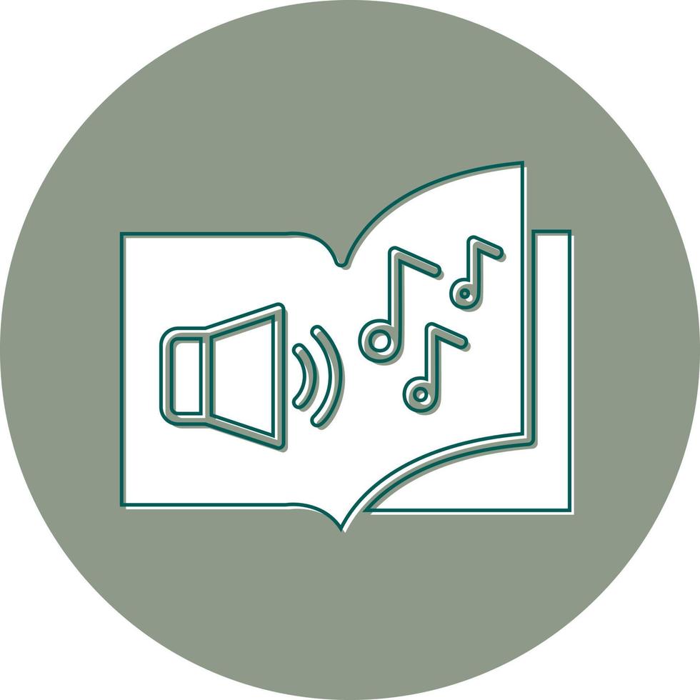 Audio Book Vector Icon