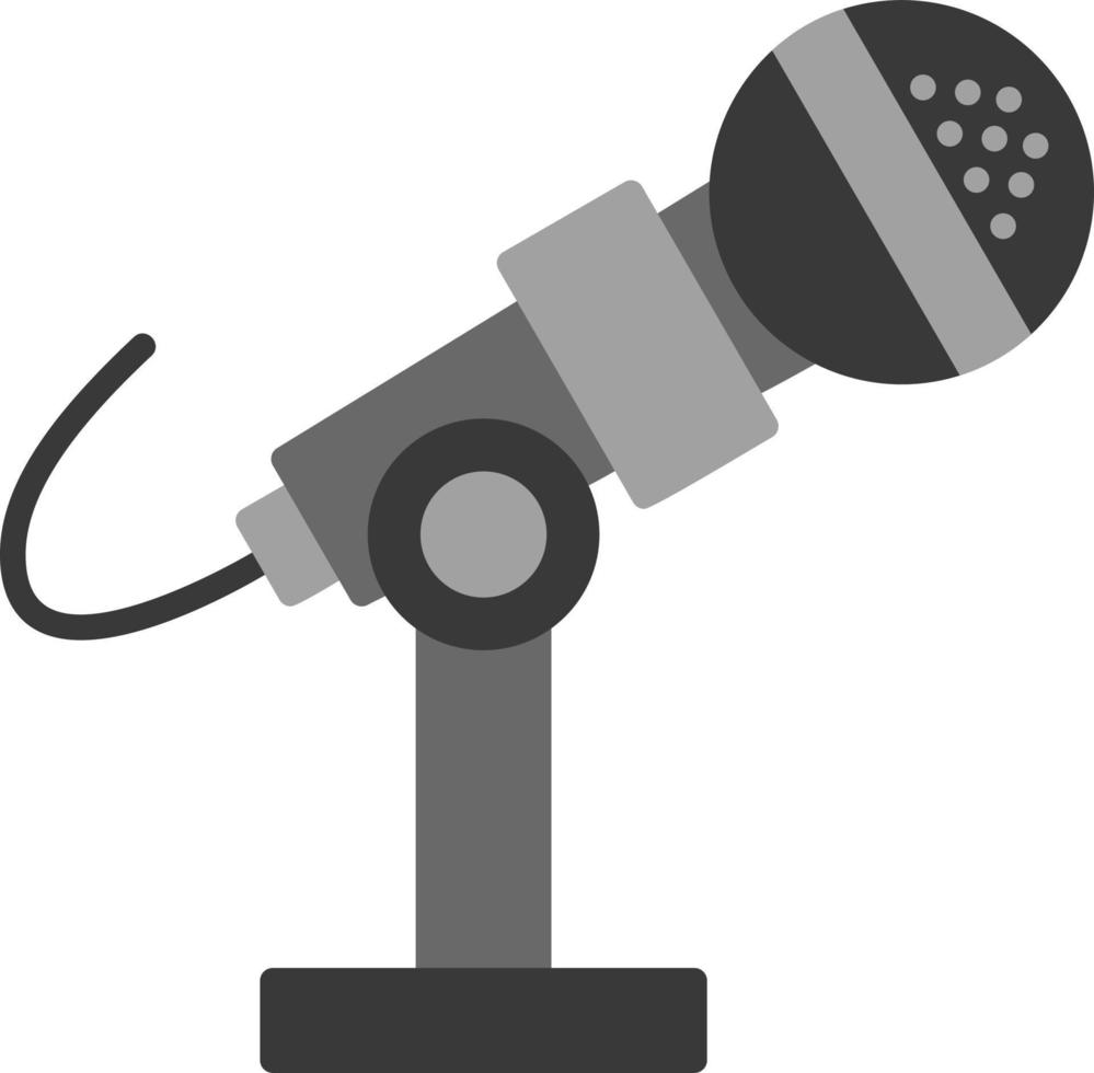 Microphone Stand Vector Icon