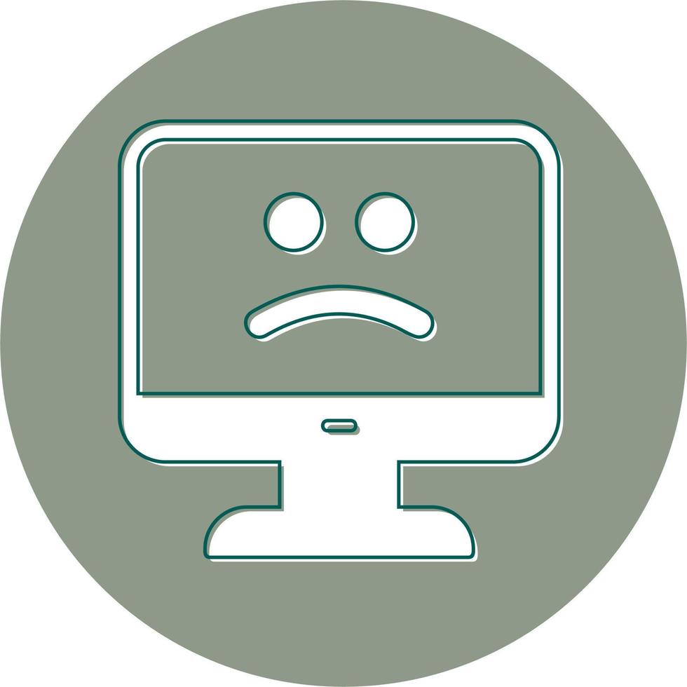 Blue Screen Vector Icon