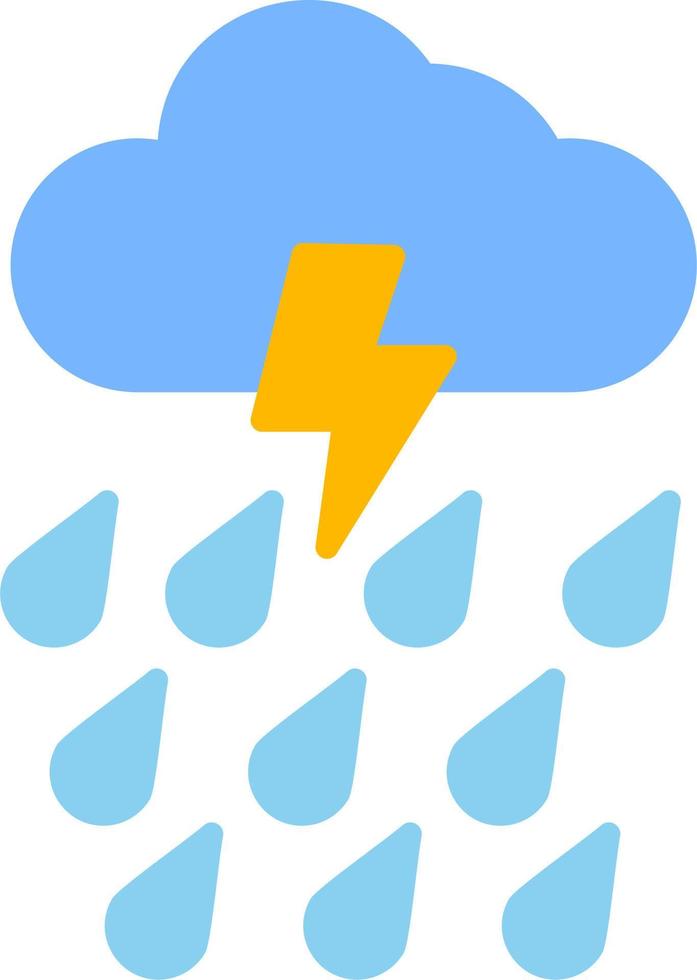 icono de vector de lluvia