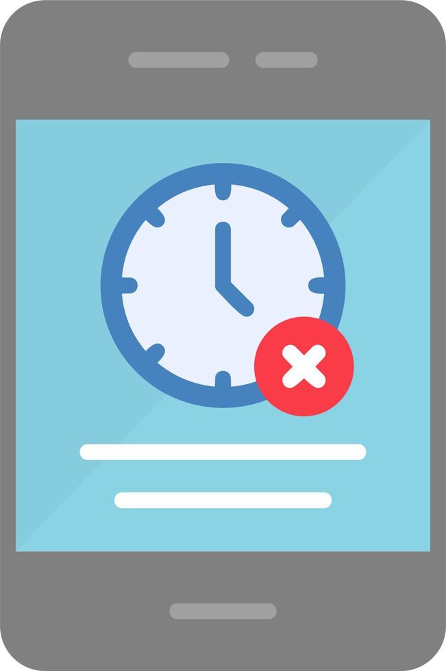 No Time Vector Icon