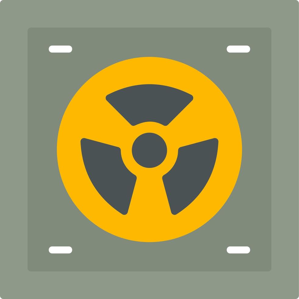 Radioactive Vector Icon