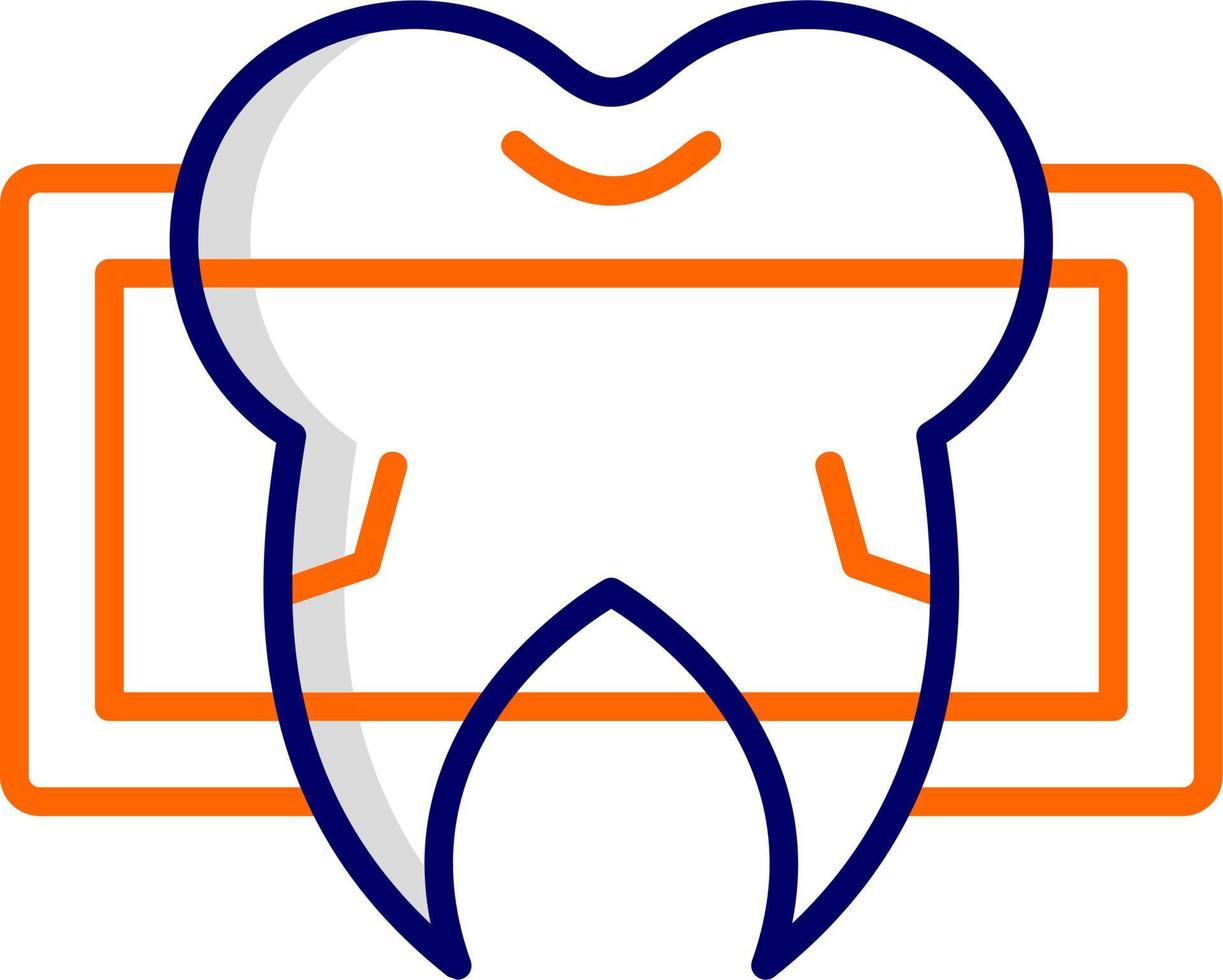 Dental X Ray Vector Icon