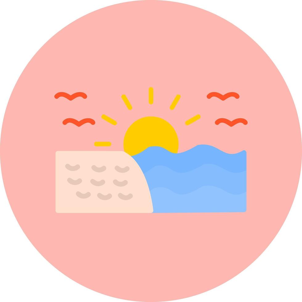 icono de vector de amanecer