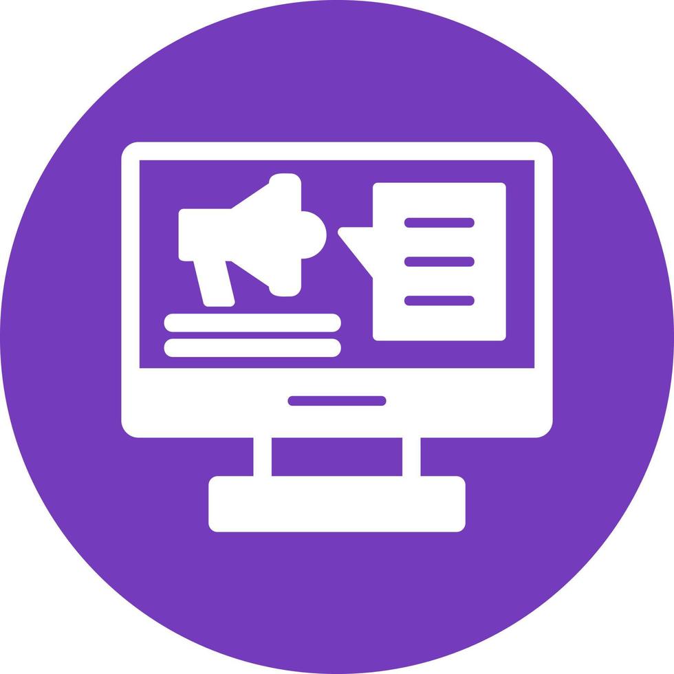 Digital Campaign Vector Icon