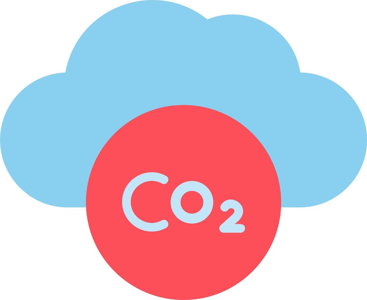 icono de vector de co2