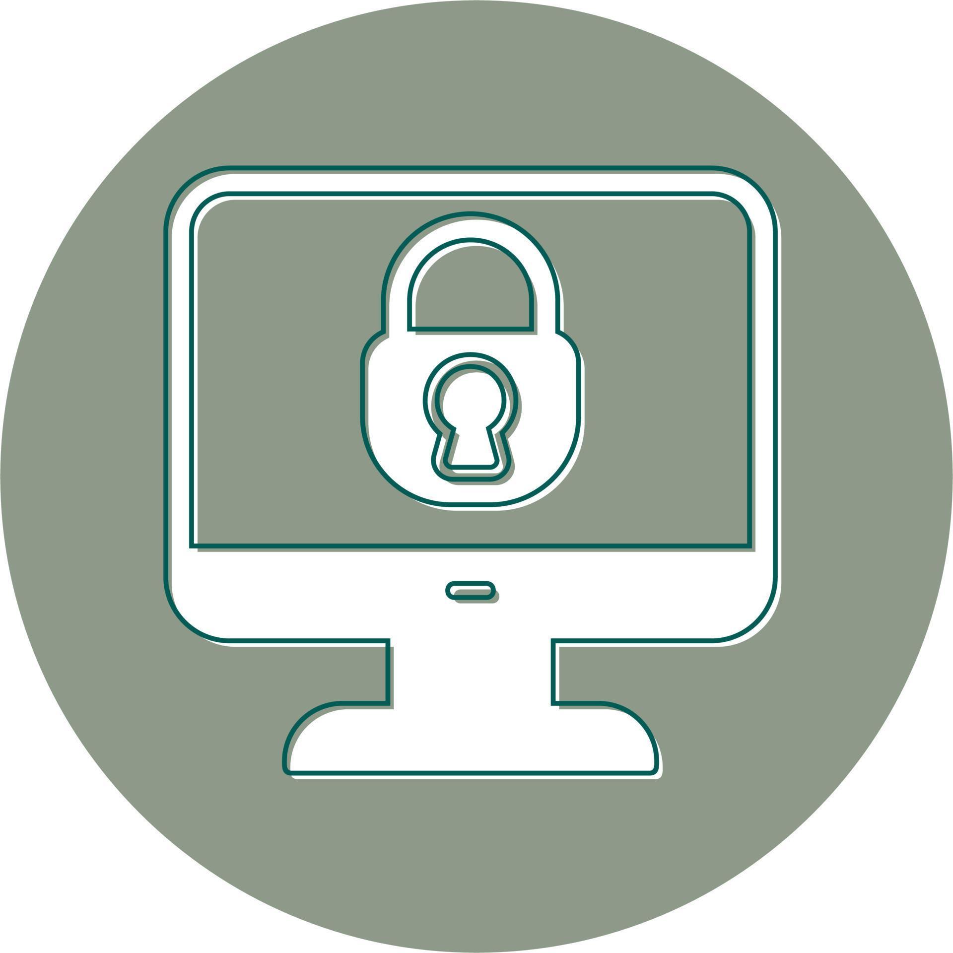 Lock Screen Vector Icon 20286071 Vector Art at Vecteezy