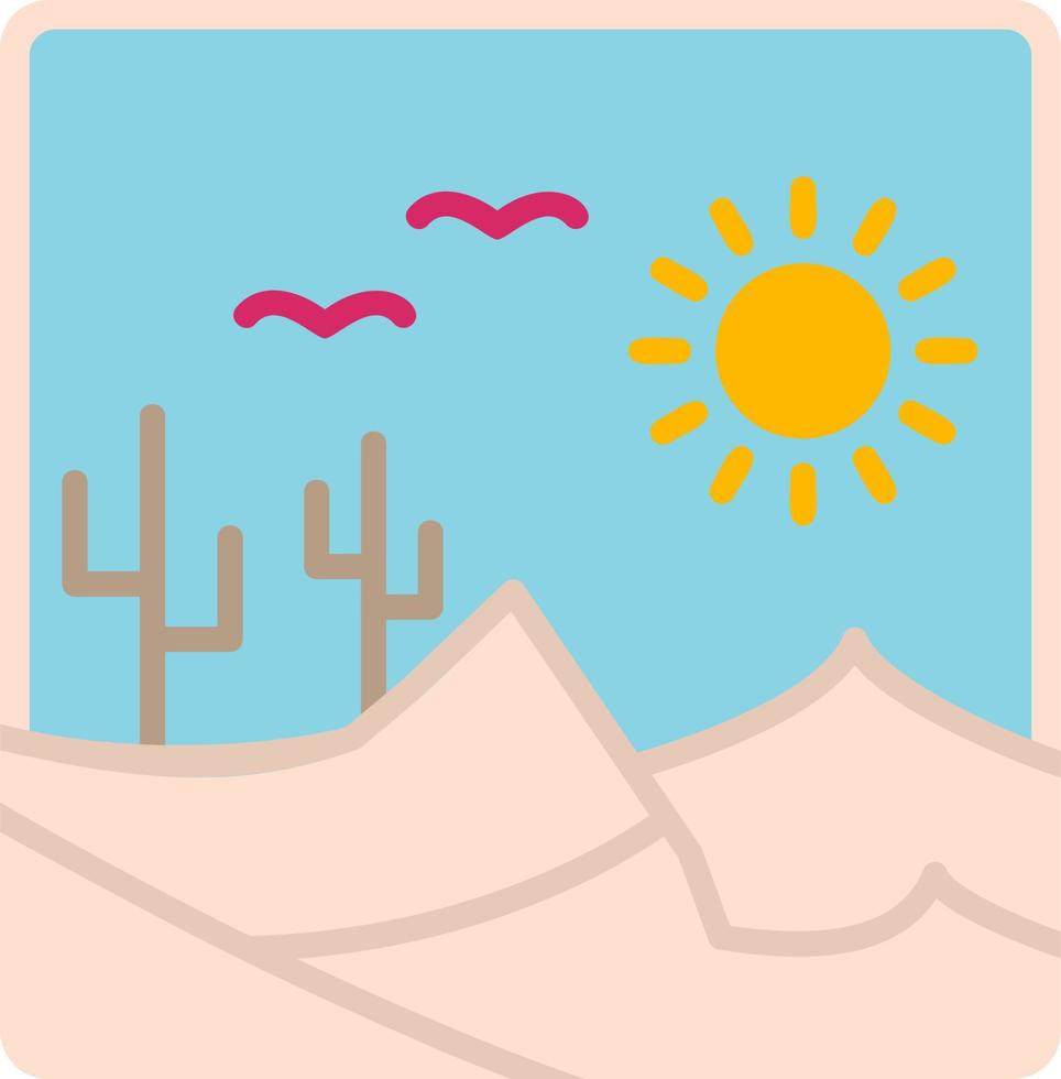 Desert Vector Icon