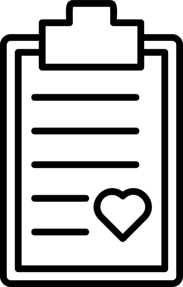 Medical Report Vector Icon