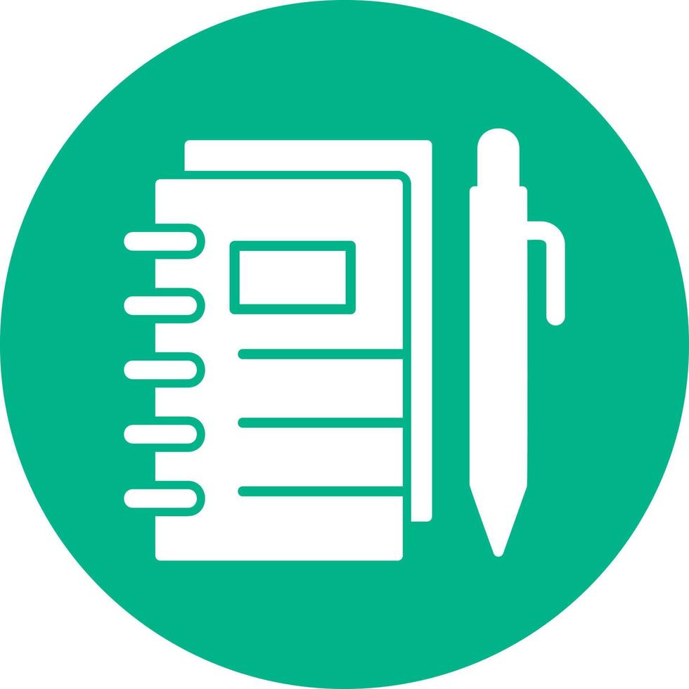 Notebook Vector Icon