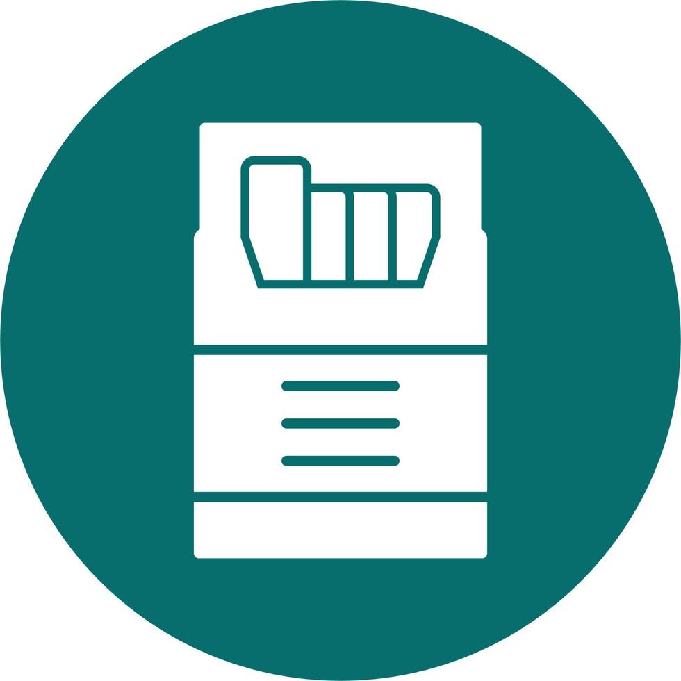 Cigarette Box Vector Icon