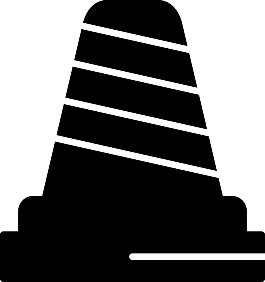 Traffic Cone Vector Icon 20286187 Vector Art at Vecteezy