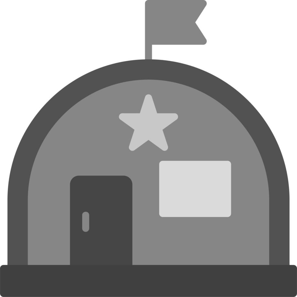 Military Warehouse Vector Icon