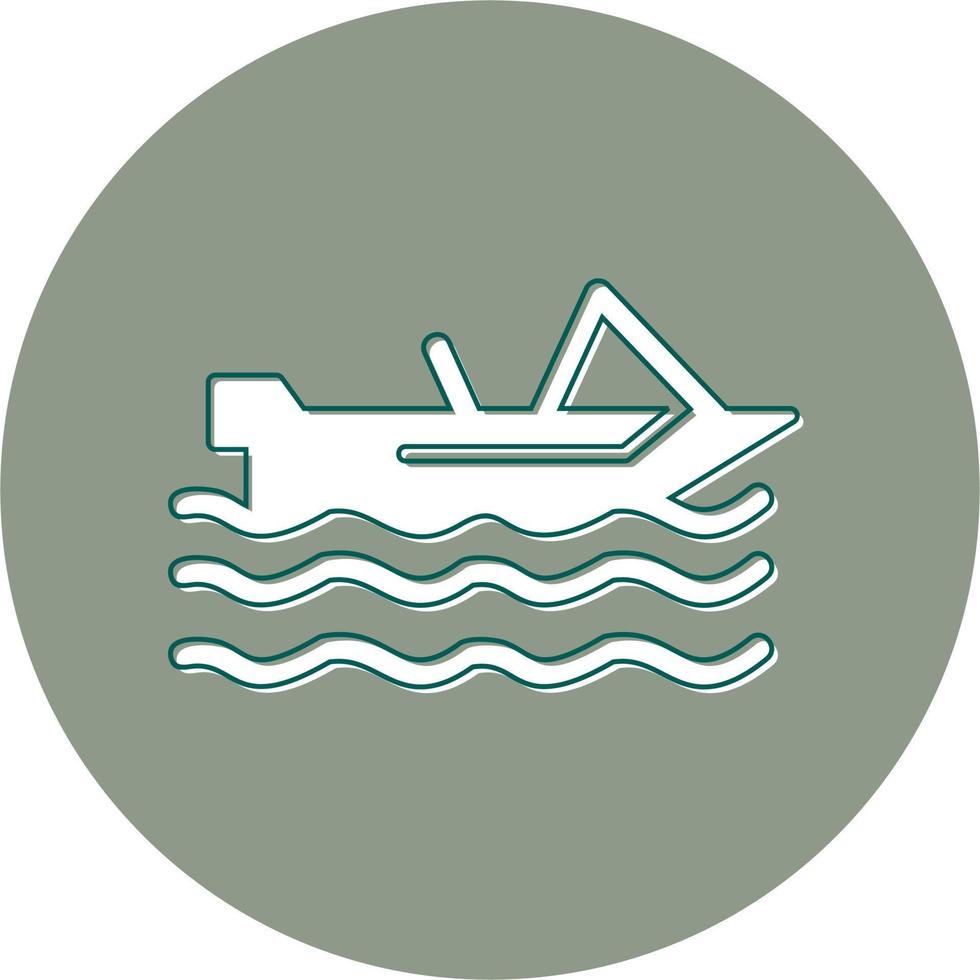 Motorboat Vector Icon