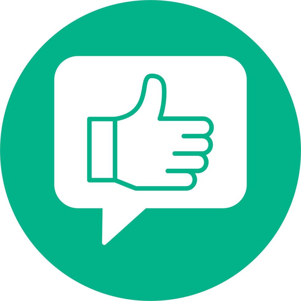 Thumbs Up Vector Icon