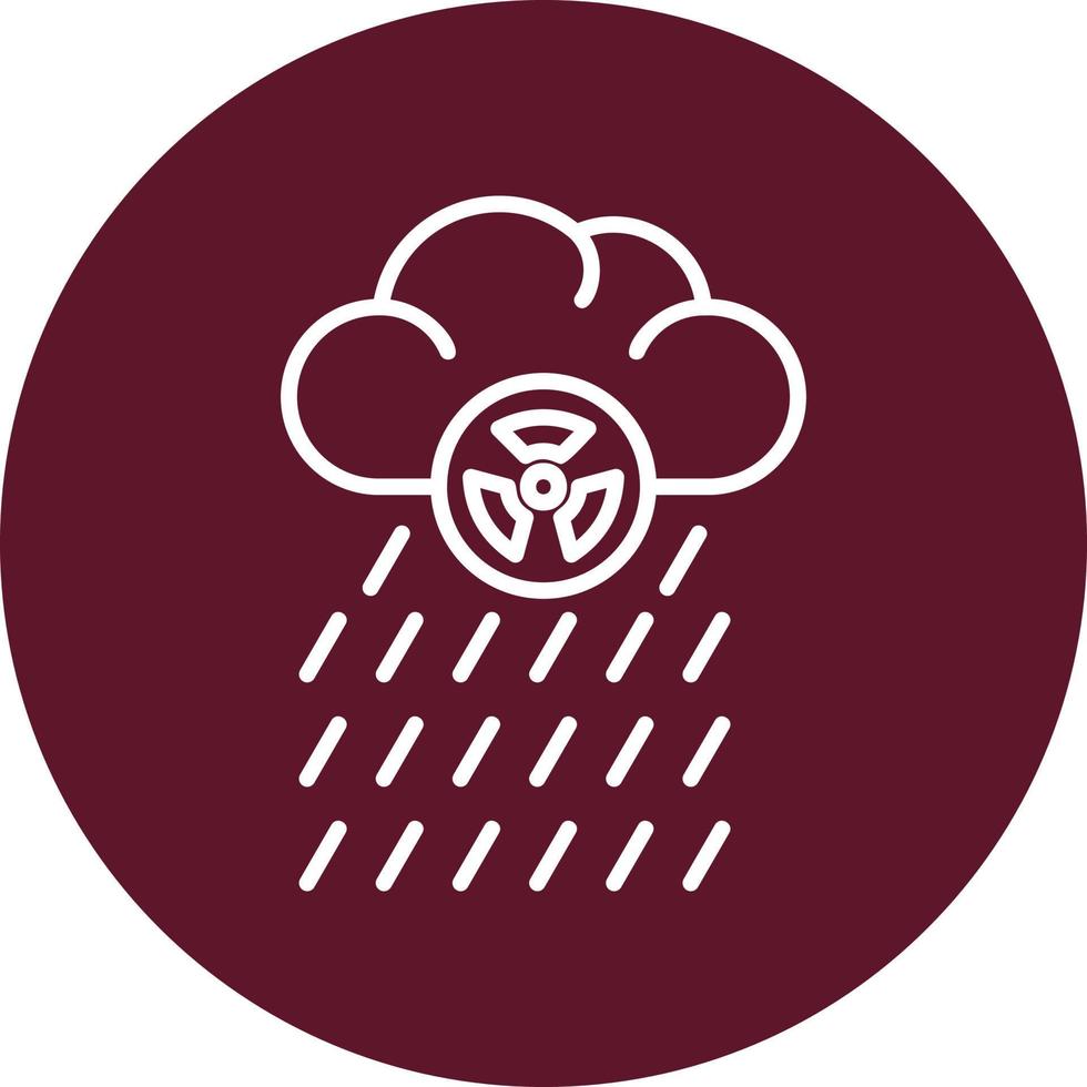 Acid Rain Vector Icon