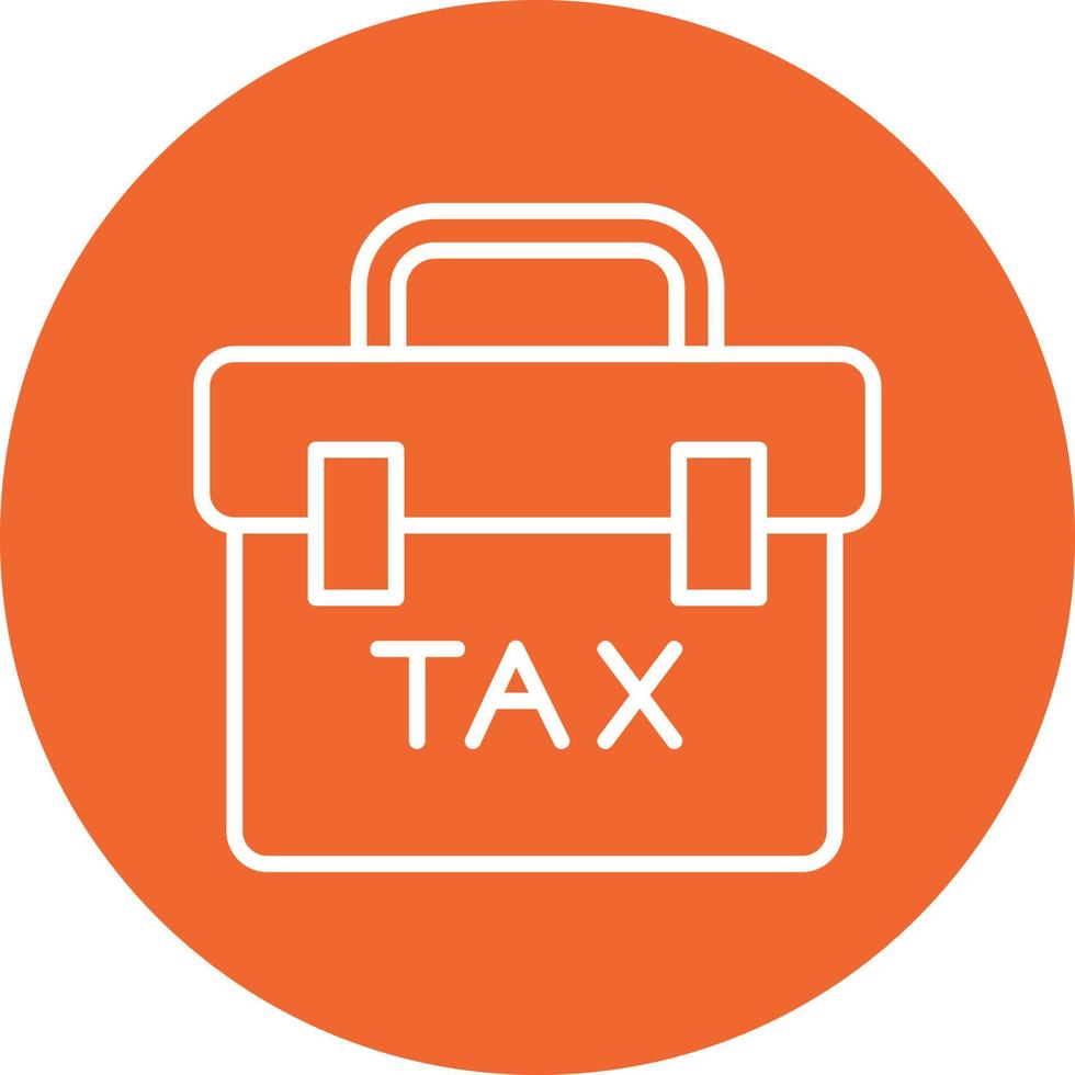 Tax Portfolio Vector Icon