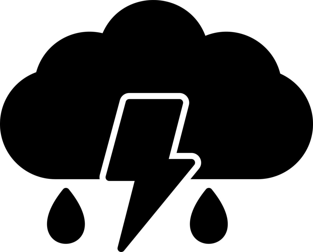 Thunder Vector Icon