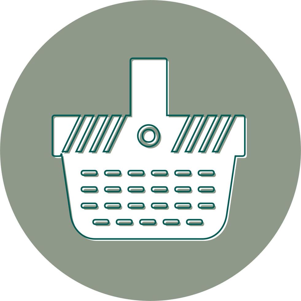 Picnic Basket Vector Icon