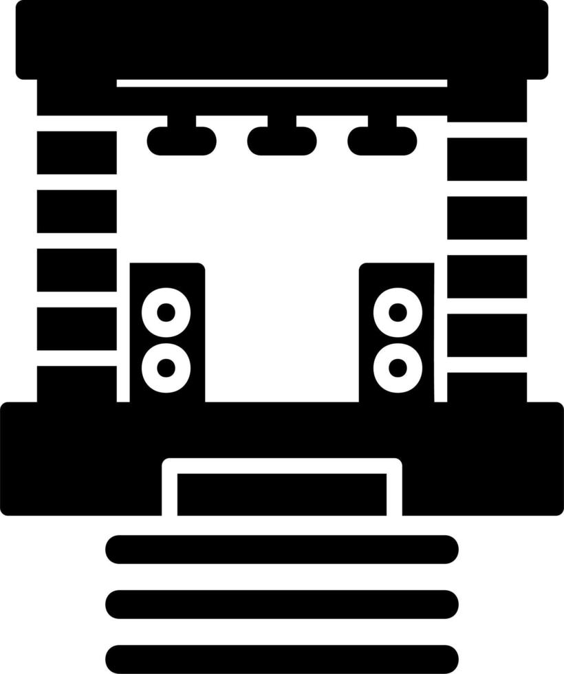 Stage Vector Icon