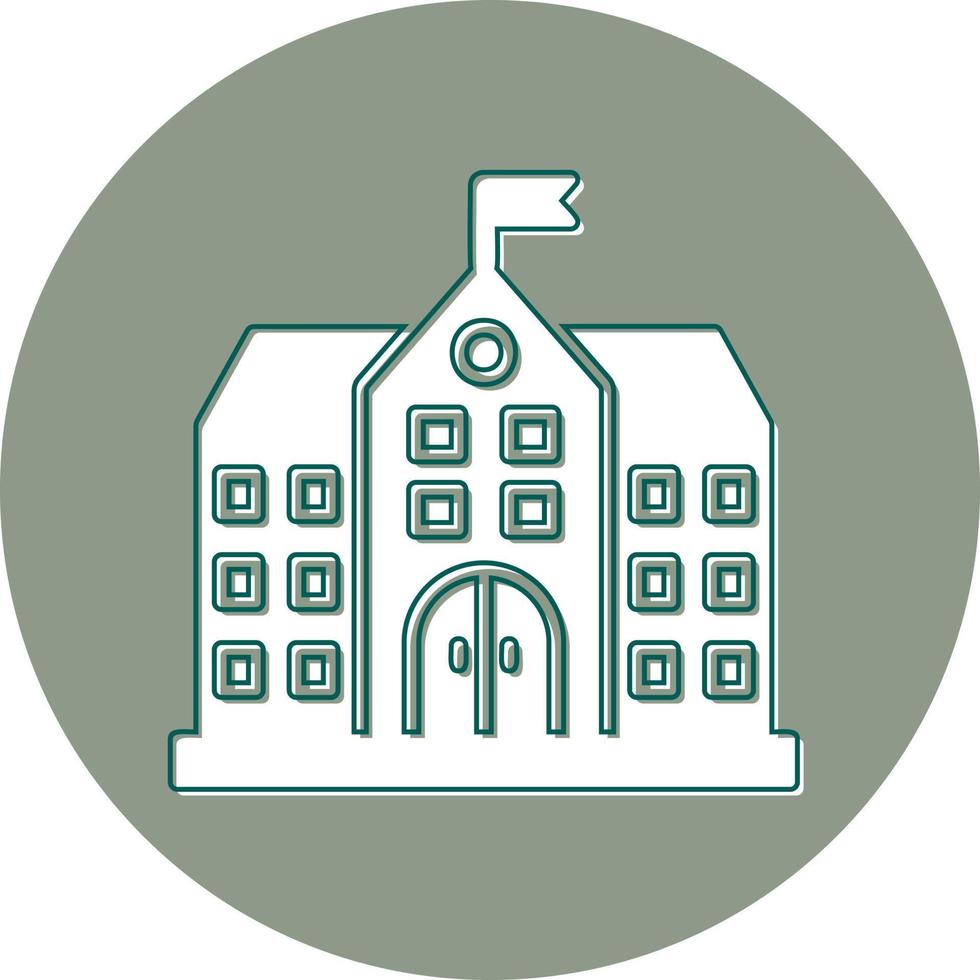 University Building Vector Icon