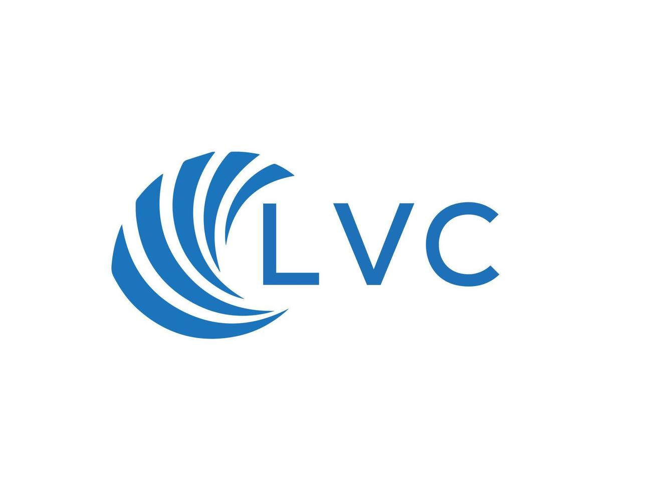LVC abstract business growth logo design on white background. LVC creative initials letter logo concept. vector