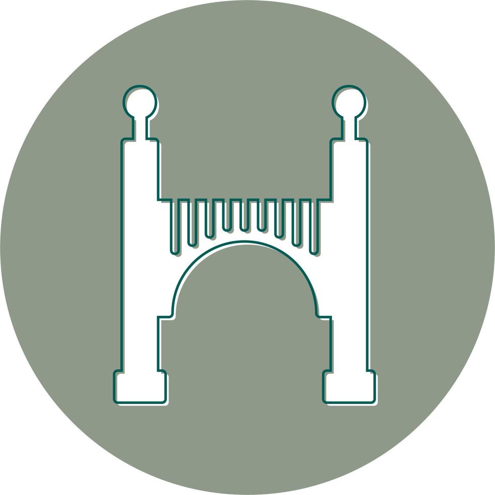 icono de vector de puente