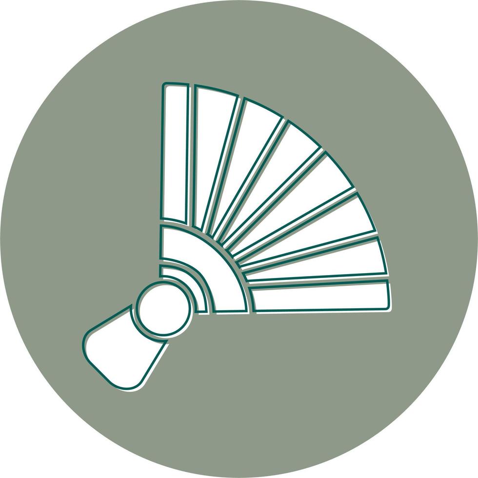 Chinese hand fan Vector Icon