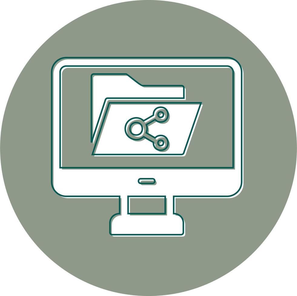 File Sharing Vector Icon